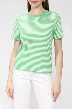 Хлопковая футболка в полоску OVS