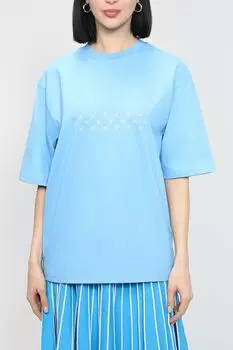 Хлопковая футболка в стиле оверсайз BELUCCI