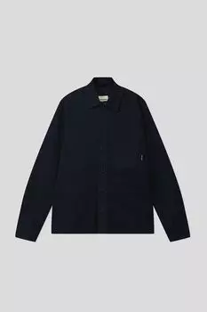 Хлопковая куртка-рубашка с накладными карманами Blend