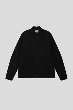 Хлопковая куртка-рубашка с накладными карманами Blend