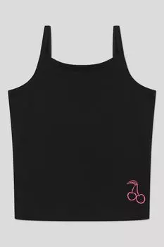 Хлопковая майка на тонких лямках OVS