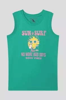 Хлопковая майка с принтом OVS