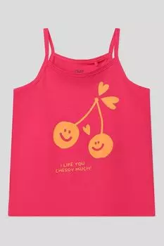 Хлопковая майка с принтом OVS