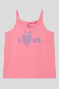 Хлопковая майка с принтом OVS