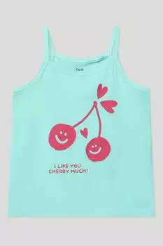 Хлопковая майка с принтом OVS