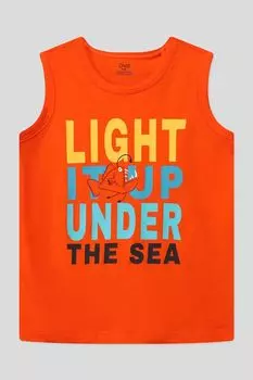 Хлопковая майка с принтом OVS