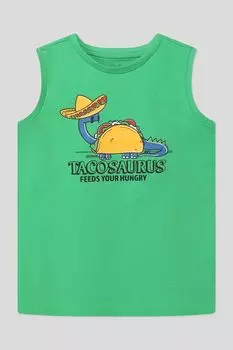 Хлопковая майка с принтом OVS