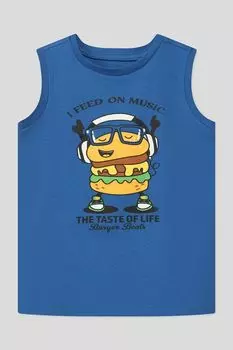 Хлопковая майка с принтом OVS