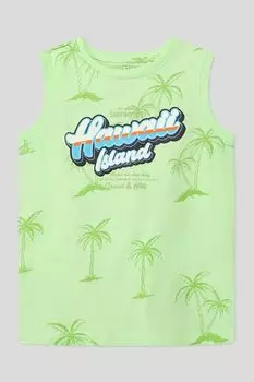 Хлопковая майка с принтом OVS