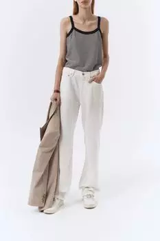 Хлопковая майка в полоску Dunst