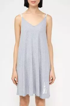 Хлопковая ночная сорочка с принтом Dkny