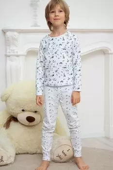 Хлопковая пижама с принтом Aspaya