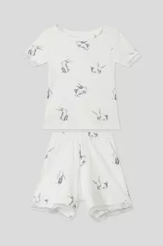 Хлопковая пижама с принтом Aspaya