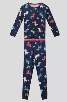 Хлопковая пижама с принтом Minoti