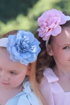 Хлопковая повязка на голову с цветком Malina by Андерсен