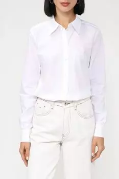 Хлопковая рубашка классического кроя SABRINA SCALA