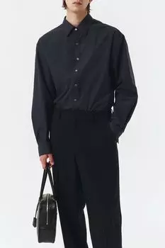 Хлопковая рубашка прямого кроя Dunst