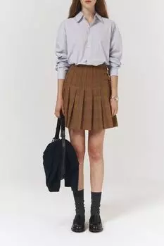 Хлопковая рубашка прямого кроя Dunst