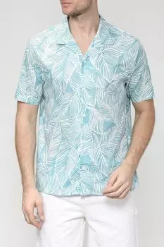 Хлопковая рубашка с цветочным принтом Antony Morato