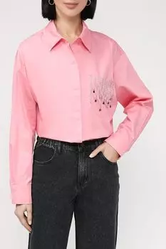 Хлопковая рубашка с декором Ipekyol