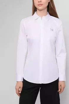 Хлопковая рубашка с декором Tommy Hilfiger