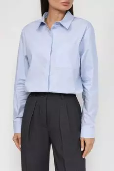 Хлопковая рубашка с карманом BELUCCI