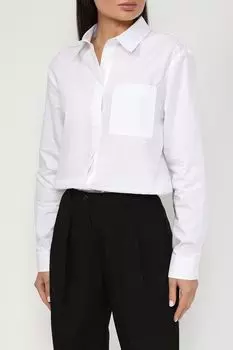 Хлопковая рубашка с карманом BELUCCI