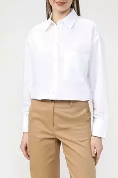 Хлопковая рубашка с карманом Marc O'Polo