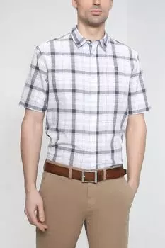 Хлопковая рубашка с коротким рукавом MARCO DI RADI