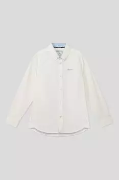 Хлопковая рубашка с логотипом бренда PEPE JEANS