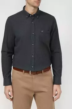 Хлопковая рубашка с мелким принтом LERROS