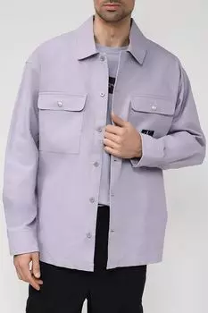 Хлопковая рубашка с накладными карманами Calvin Klein Jeans