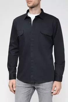 Хлопковая рубашка с накладными карманами D.Molina