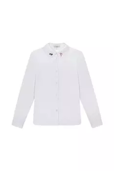 Хлопковая рубашка с нашивками Junior Republic