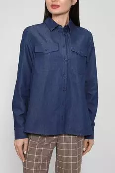 Хлопковая рубашка s.Oliver