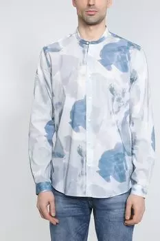 Хлопковая рубашка с принтом Antony Morato