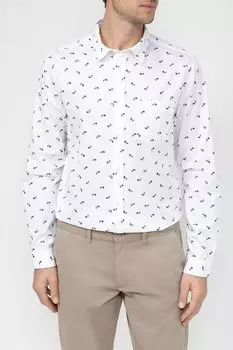 Хлопковая рубашка с принтом D.Molina