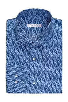 Хлопковая рубашка с принтом Dave Raball