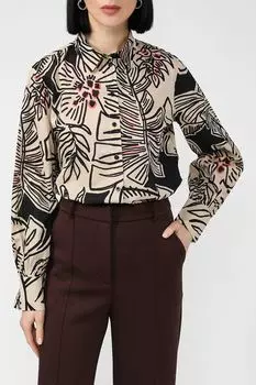 Хлопковая рубашка с принтом Gerry Weber