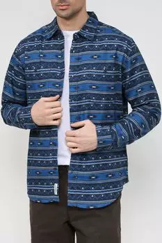 Хлопковая рубашка с принтом GRAND & HILLS