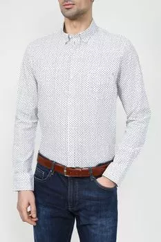 Хлопковая рубашка с принтом LERROS