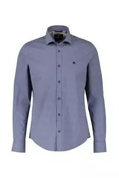 Хлопковая рубашка с принтом LERROS