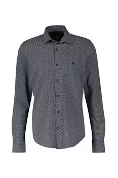 Хлопковая рубашка с принтом LERROS