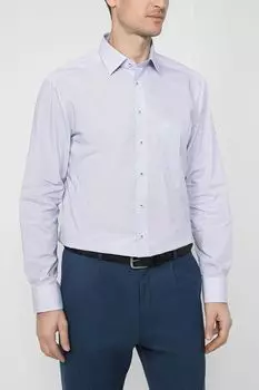 Хлопковая рубашка с принтом Olymp