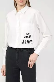 Хлопковая рубашка с принтом s.Oliver