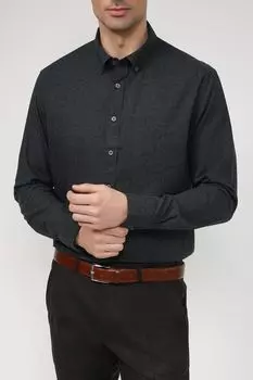 Хлопковая рубашка с воротничком на пуговицах Bugatti