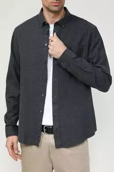 Хлопковая рубашка с воротником на пуговицах Casual Friday