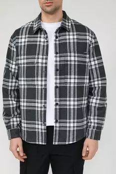 Хлопковая рубашка в клетку Antony Morato