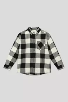 Хлопковая рубашка в клетку Benetton