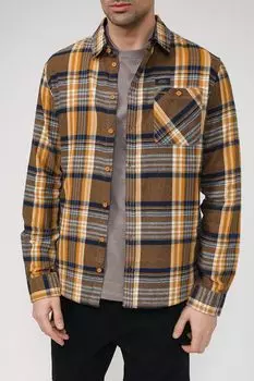 Хлопковая рубашка в клетку Blend